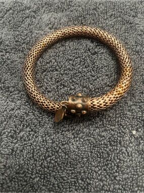 Alex and Ani Elegant Bronze-Tone Textured Women's Wrap Sixty Six Bracelet